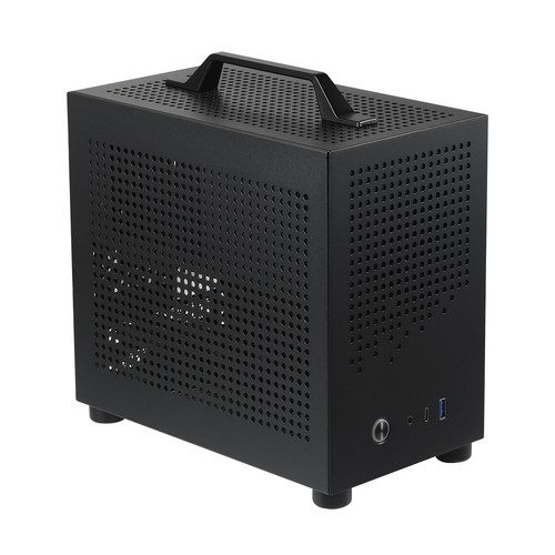 SKTC A17 Mini-ITX Case Supports SFX PSU&210mm GPU Triple Storage 0.8mm SPCC Stee - Afbeelding 3 van 26