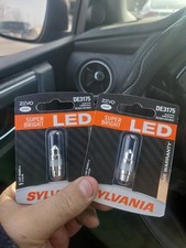 Sylvania ZEVO LED Light De3175 White 6000K Two Bulbs Interior Map Replacement