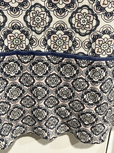 Camiseta J.Jill Pima Cuello Redondo Manga Codo Geométrica Talla Pequeña 100% Algodón Pima - Imagen 6 de 10