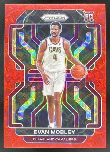 Evan Mobley [Red Choice Prizm] #325 2021 Panini Prizm card