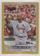 2022 Topps Update Gold Foil Albert Pujols #US300 qf8