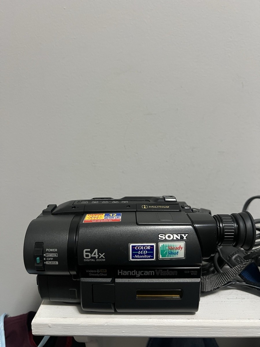 hy0825　SONY VideoHi8 CCD-TRV86 ① Sony Handycam Camcorder CCD-TRV25 8MM Tape Video Camcorder 8 XR