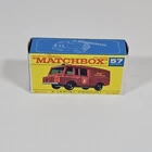 Vintage BOX ONLY Matchbox 57 Land Rover Fire Truck A Lesney Product