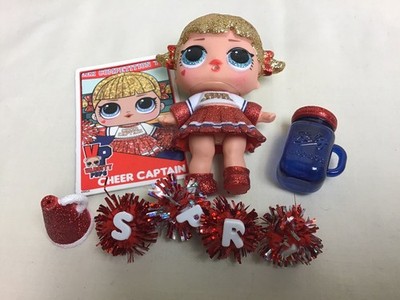 LOL Surprise Doll All Star BB's Cheer Squad, Cheer Captain with Accessories