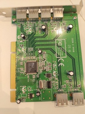 USB 2.0 PCI Erweiterungskarte ALi M5273   6x USB   Retro PC   PCI