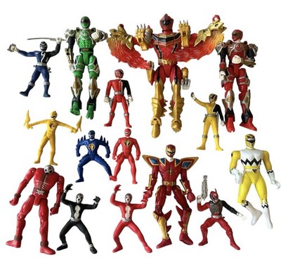 Vintage Power Rangers Action Figures Group Bandai Mighty Morphin Lot