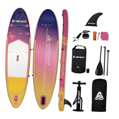 Paddle Boards 10'/10'6''/11'Wide Inflatable Stand Up 10'x30''x6'' Yellow,Blue,Pink