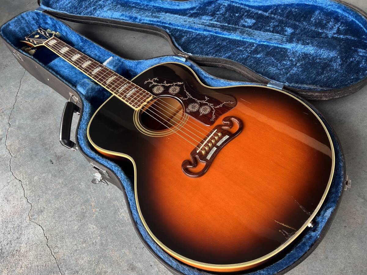 Acoustic Guitar Orville by Gibson J-200 1992 Vintage Sunburst SN