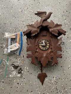Vintage German Cuckoo Clock Repairs or Parts