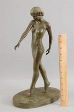  Vintage 1961, Alva-Stone, Virginia Morris Pollak, Desha Nude Nymph Statue, NR