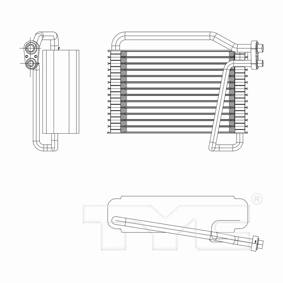 New AC Evaporator (Rear) for 07-14 Cadillac Escalade ESV/CV Suburban 15225889 - Image 4 of 4