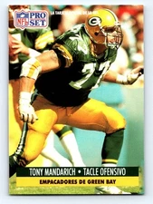 1991 Pro Set Spanish #77 Tony Mandarich Fresh Break EX-EXMINT