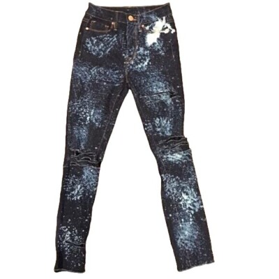 BDG Twig High Rise ''Bleached'' Raw Hem Jeans Sz 25W