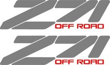 Z71 Off Road 4x4 Aftermarket Slvr Red Vinyl Decal Fits Chevy Truck Silverado Z71 Off Road 4x4 Aftermarket Slvr Red Vinyl Decal Fits Chevy Truck Silverado
