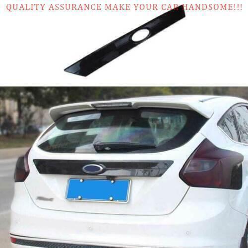 For Ford Focus Hatchback 2012-14 Carbon Fiber Rear Door Trunk Lid Tailgate Strip