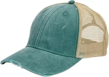 Adams 100% Cotton Distressed Ollie Cap OS, Hand Wash Only