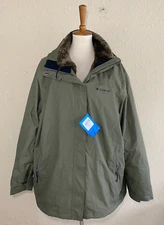 Columbia Womens Bugaboo Fleece Interchange Jacket Green Size 3X