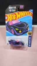 Hot Wheels Monster High Ghoul Mobile HW Screen Time 1/10 Black Purple Diecast