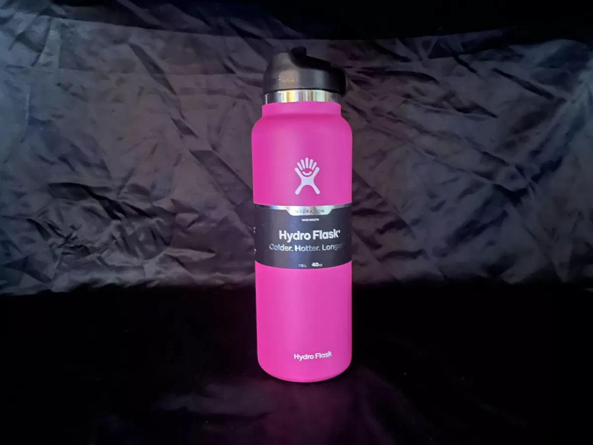 Pink 40 oz hydro flask cheap