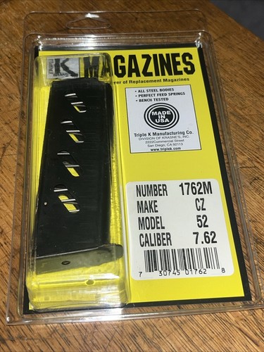 Triple K 1762M CZ Model 52 7.62 Caliber 8 Round Magazine (NEW)