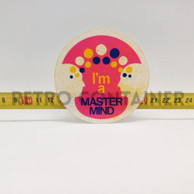 Sticker vintage sticker sticker 80's - Mastermind RIF. D3