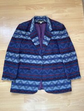 Casablanca Vintage Southwestern Aztec Blazer Jacket Size 10 Medium