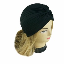 10 Black 10 White Women's Sleep Soft Stretchy Turban Chemo Cap Hat Head wear