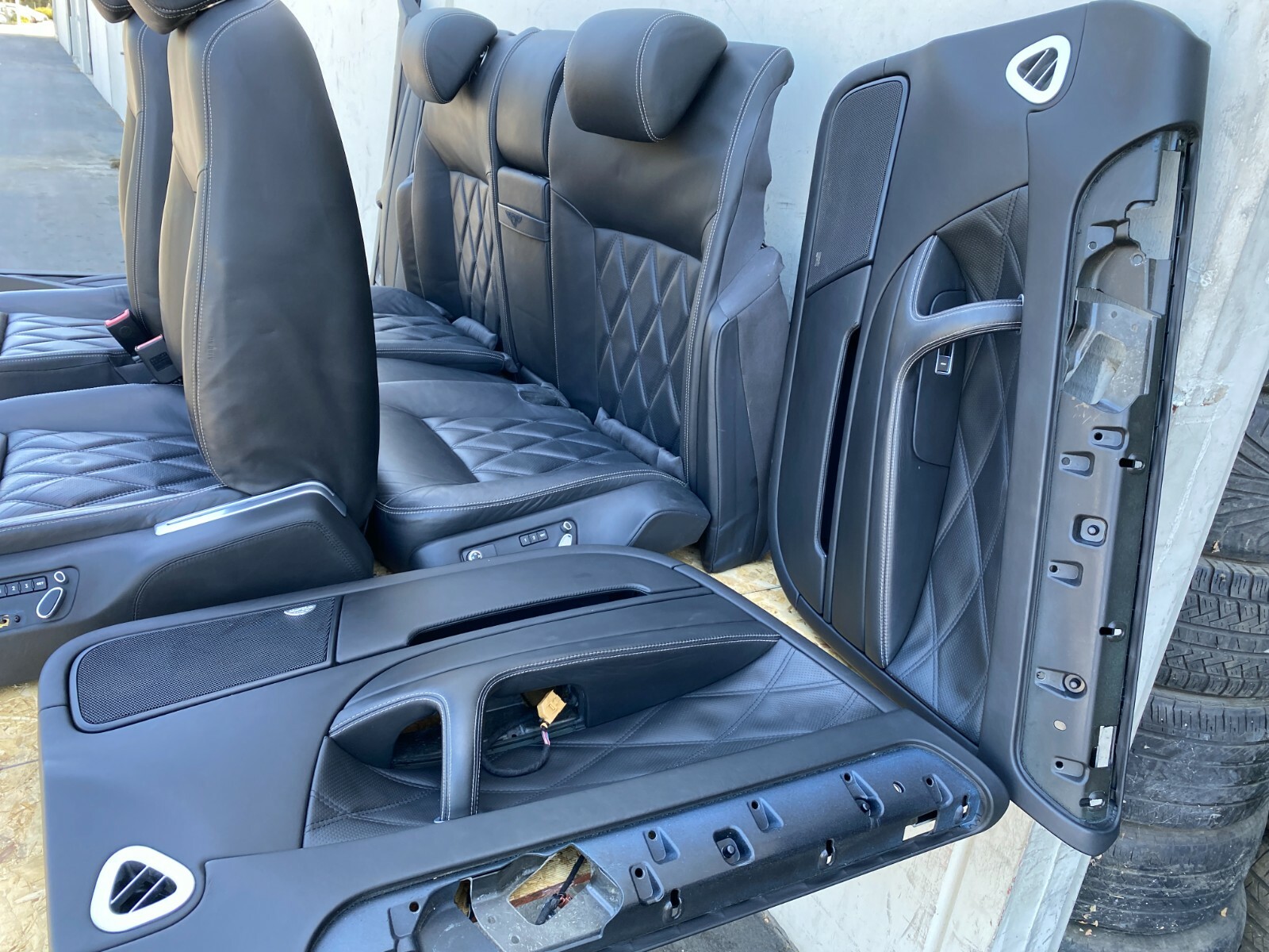INTERIOR SEATS DOOR PANEL FRONT REAR BENTLEY CONTINENTAL FLYING SPUR (09-12) OEM