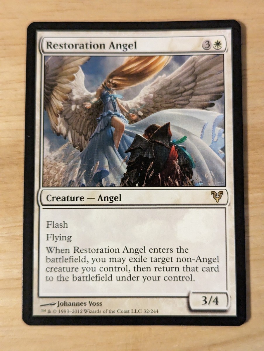 mtg avacyn restored cards Magic: the Gathering - Restoration Angel (32)