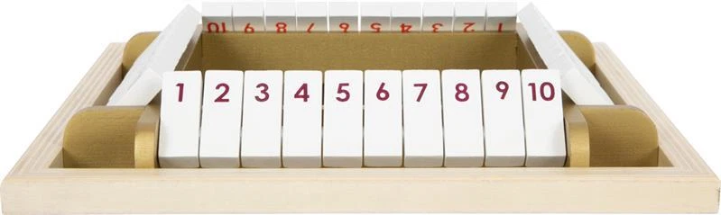 Würfelspiel Shut the Box „Gold Edition”, Familienspiel, Kinderspiel, Holz - Bild 3 von 4