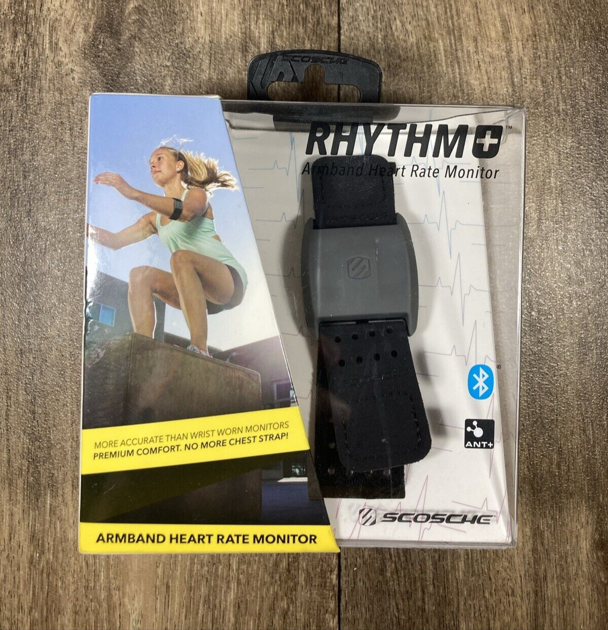 Scosche RHYTHM+ Plus Armband Heart Rate Monitor W/ Bluetooth ANT+ Connectivity