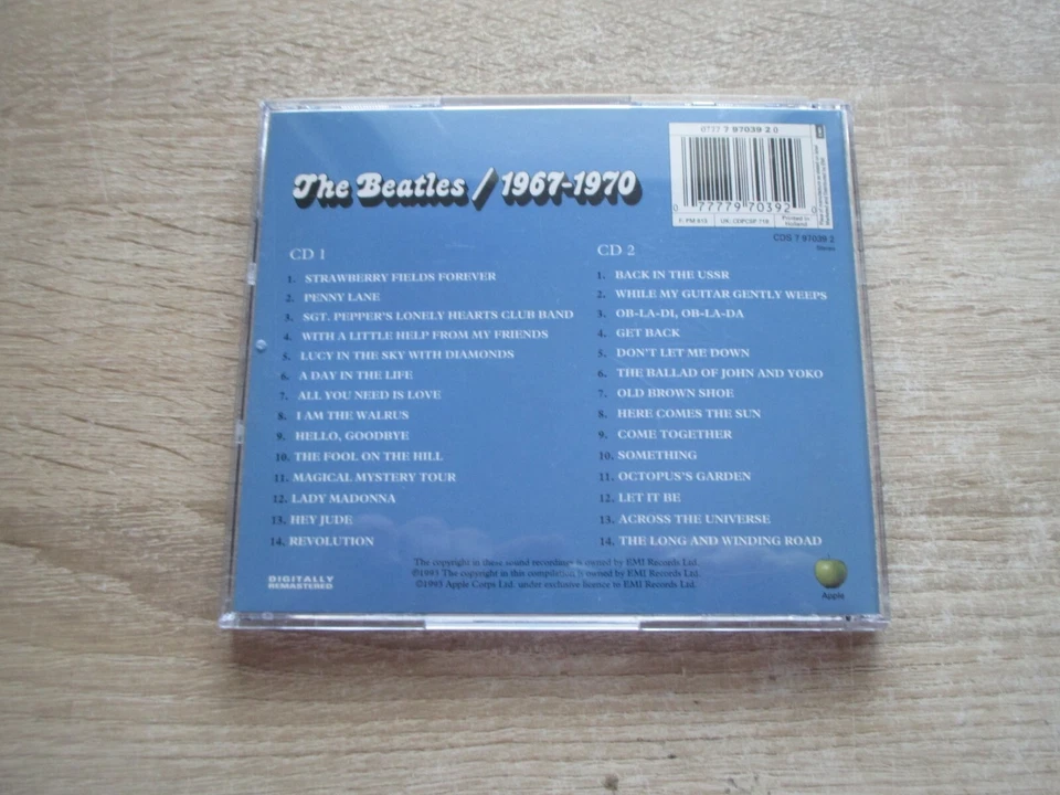 The Beatles 4 CD Musik Sammlung 1962-1966 (Red Album) 1967-1970 (Blue Album) - Bild 2 von 3