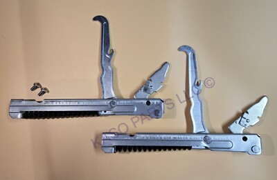 NEW IMPROVED FRIGIDAIRE 318024749, 318024724 HINGE SET (2 HINGES