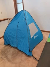 Automatic Pop-up Beach Tent 2-4 Persons UPF50+ Beach Sun Shade W/ Carrying Bag