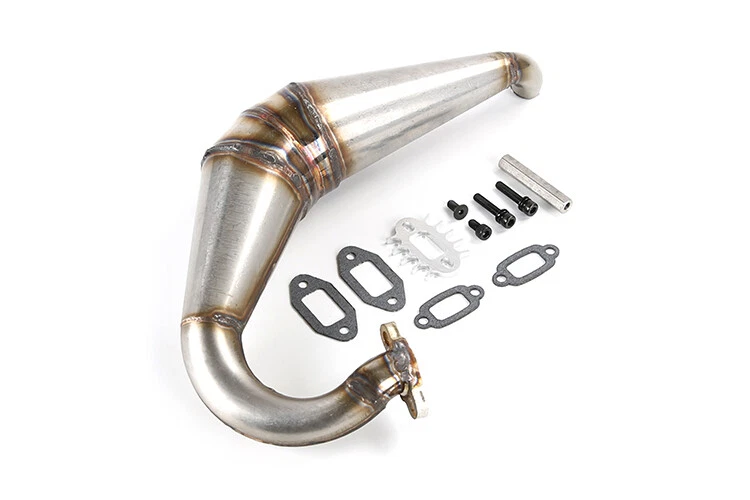 Stainless Steel Exhaust Pipe for LOSI 5ive-t Rovan LT 1/5 RC CAR PART - Image 3 of 3
