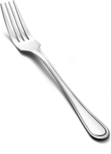 Snamonkia Dinner Forks Set of 6, 8 Inches, 18/0 Large Table Forks Stainless Stee