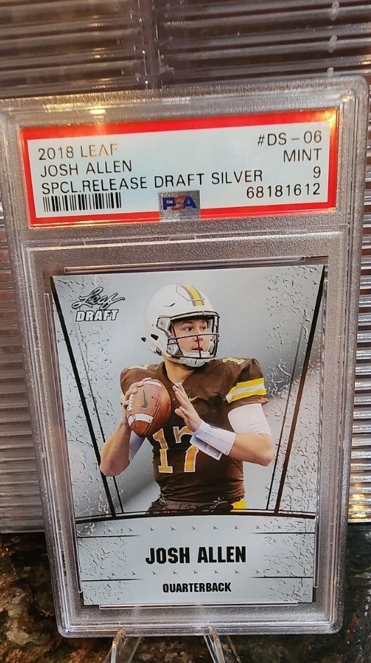 2018 Leaf Josh Allen Special Release Draft Silver RC #DS-06 PSA 9 Mint