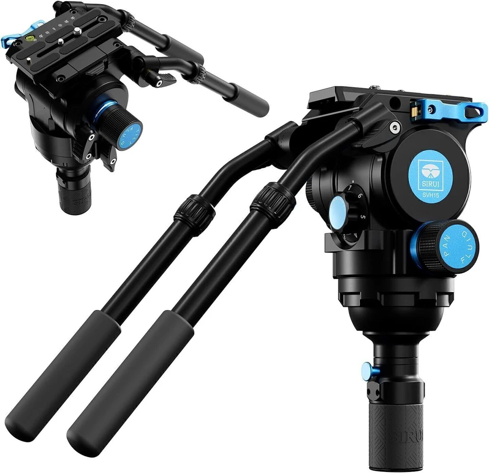 SIRUI SVH15 Drag-Control Video Fluid Head For Tripod One-Step Adjust Height - Image 2 of 4