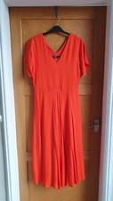 Soaked Ladies Dress Orange Medium 