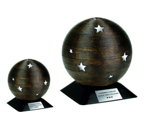 Stars Urn For Ashes With Keepsake urn with Stars Sky urn Set of Space Urns