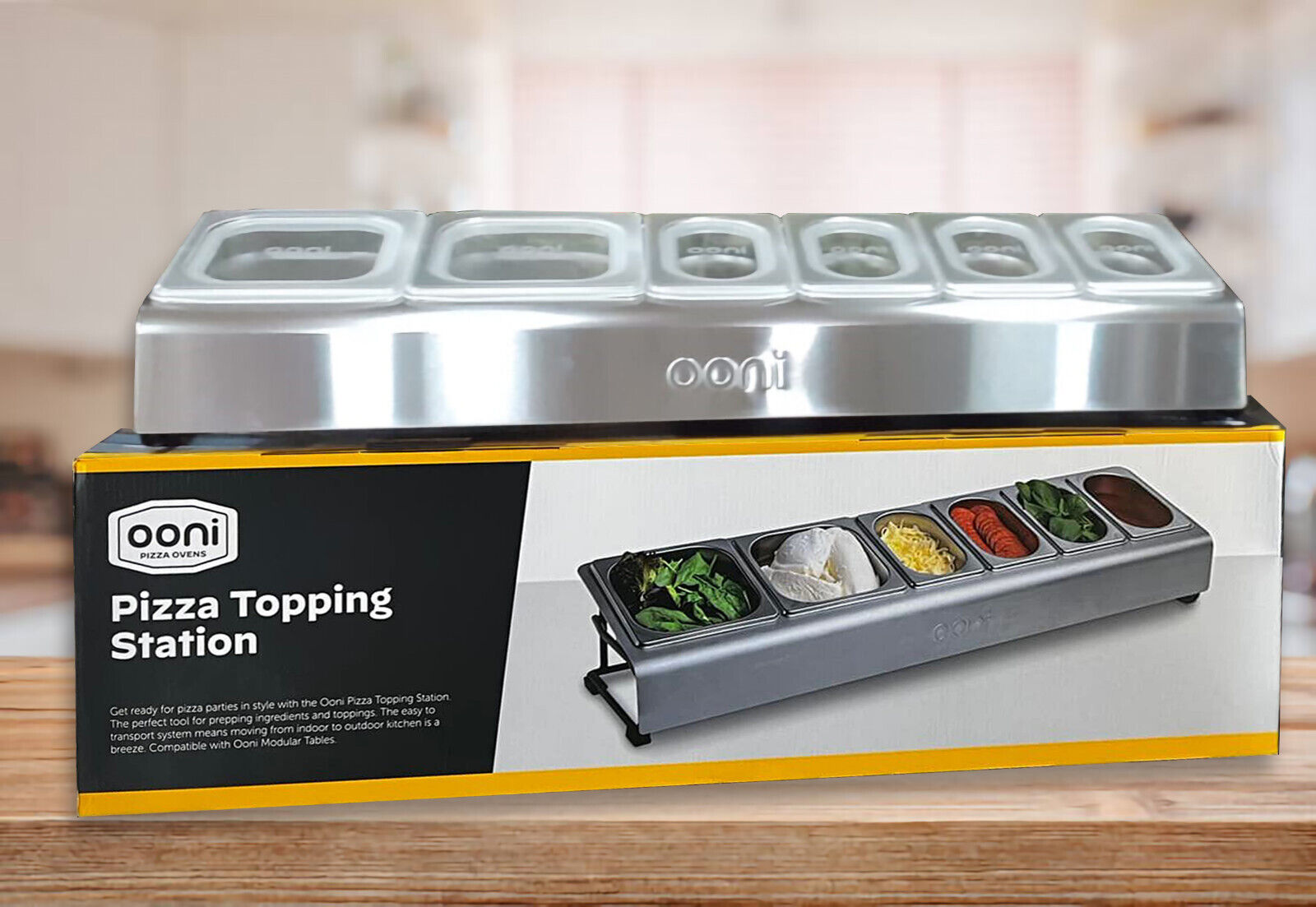 NEW Ooni Pizza Topping Station Stainless Steel (Free Shipping)