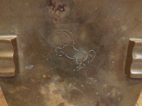 Wah Ming Chang Bronze Ashtray Originals of California Rearing Horse Mid Century - Picture 2 of 9