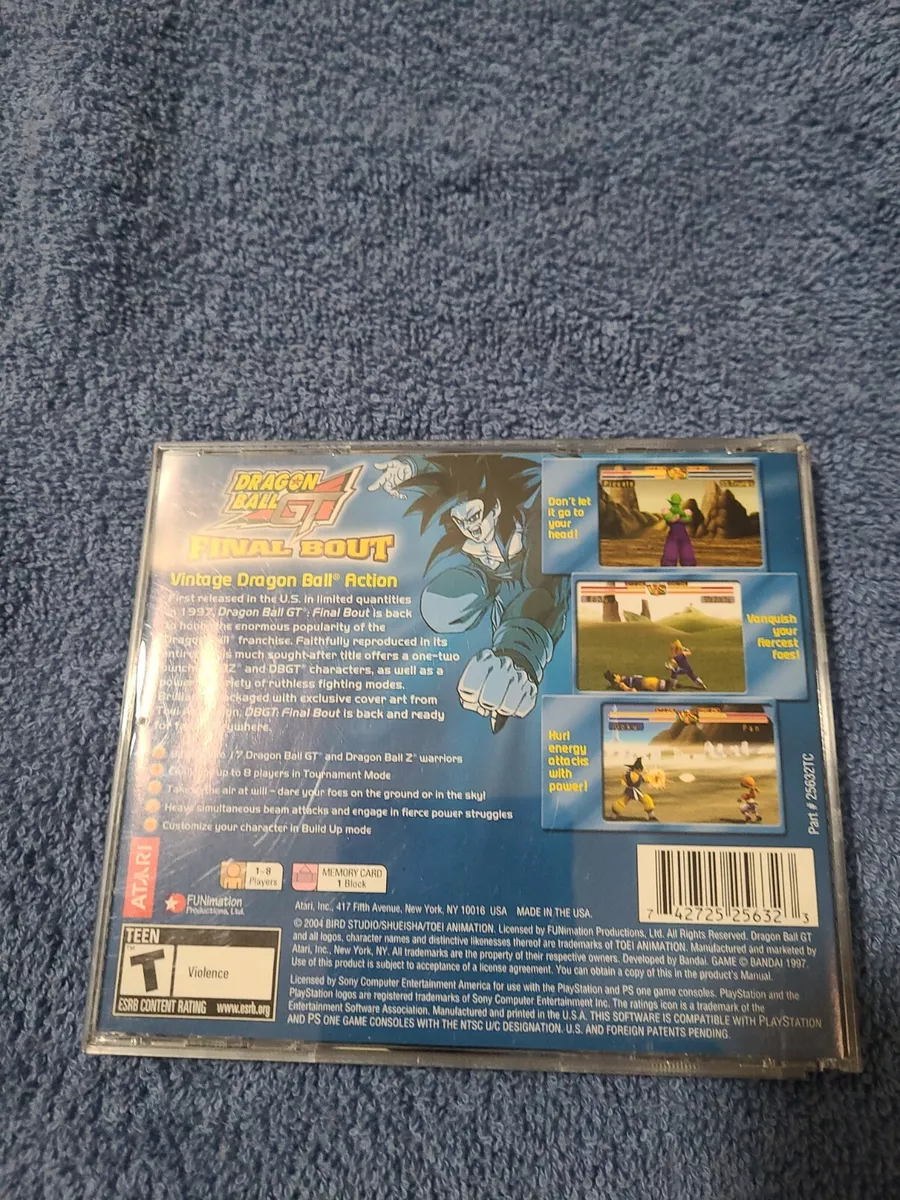 Dragon Ball GT: Final Bout 2004 (Sony PlayStation 1, 2004) for sale online