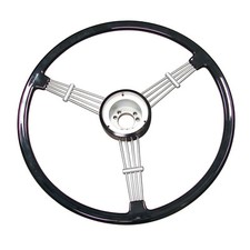 Vw Bug Banjo Style Vintage Steering Wheel Kit Black