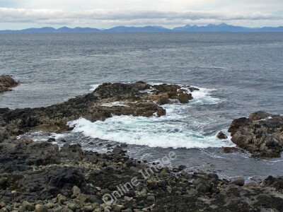 Photo 6x4 Waternish Point Looking across the Little Minch towards the Isl c2010