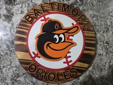 10"Handmade Baltimore Orioles Sign