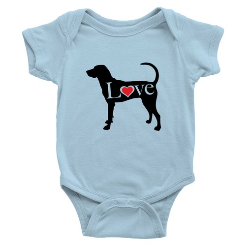Love Foxhound/Coonhound Toddler Kids Tee T-Shirt Baby Bodysuit Dog Lover Gift - Picture 10 of 25