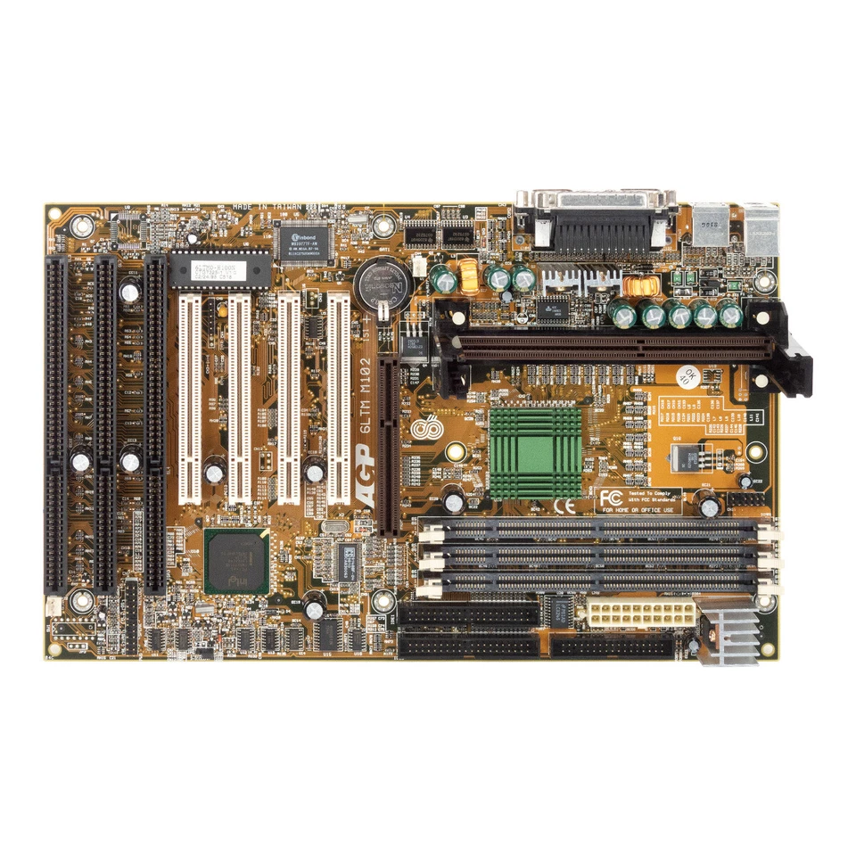 Motherboard ATX Chaintech 6LTM M102 Slot 1 Sdram AGP PCI Isa - Image 2 of 3
