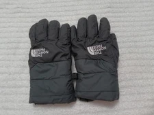 The North Face Fleece Kids Gloves Small Black Great Condition Ski Snow L Boys Y