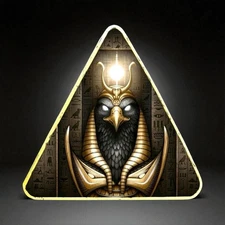 PRESALE Egyptian Gods Ra Colorized 24k Gold Gilded 1 oz Copper (2,500 Mintage)